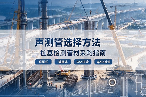 团风声测管选型标准
